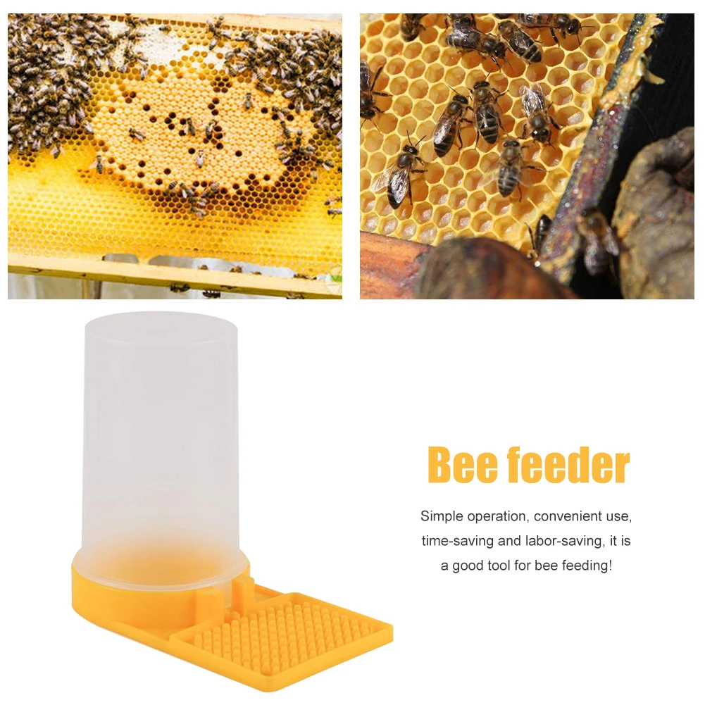 Honey Bee Nest Door Feeding Drinking Water Box Safe Non-toxic Bee Drinking Waterer Feeder Lightweight Supplies for Beekeeper
