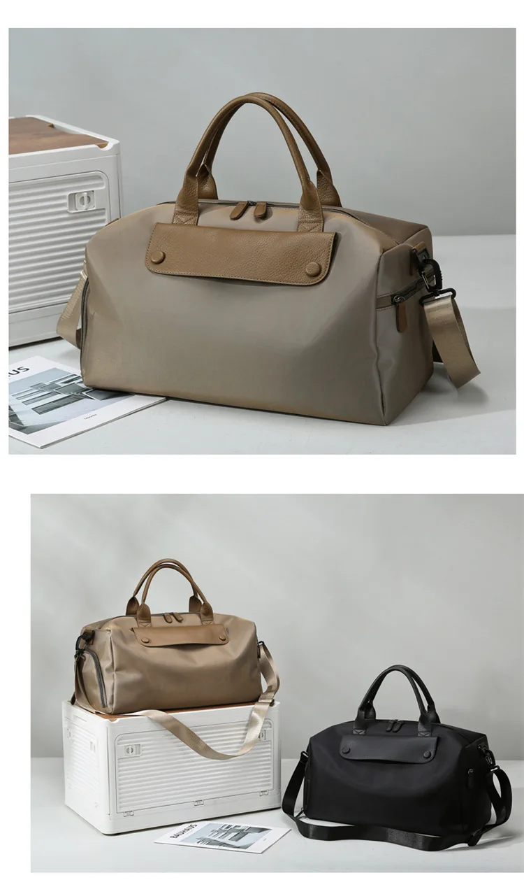 Multifunctional Travel Totes with Shoe and Wet/Dry Compartments