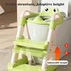 Cartoon Frog Children's Portable Toilet Seat Staircase Children's Pot Kids Urinal Baby Potty Urinal for Children Potty Training 4