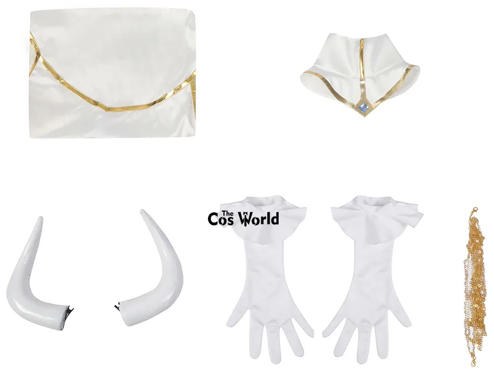 Overlord Albedo White Dress Cosplay Kostüm 12 Overlord Albedo White Dress Cosplay Kostüm 1