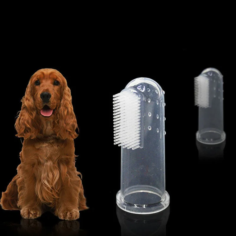 Pet Silicone Finger Cots Toothbrush Cats Dogs Brushing Finger Cots Pet Teeth Oral Cleaning Products In Addition Perros pet finger toothbrush