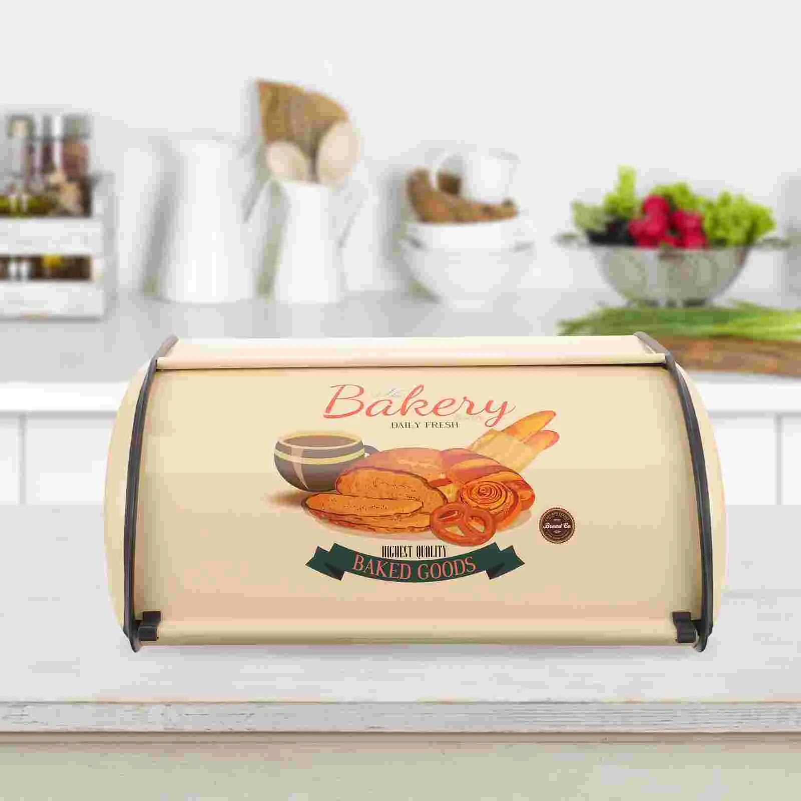 

Kitchen Bread Box Bread Storage Container Multi-Function Bread Container Desktop Bread Box Kitchen Accessories