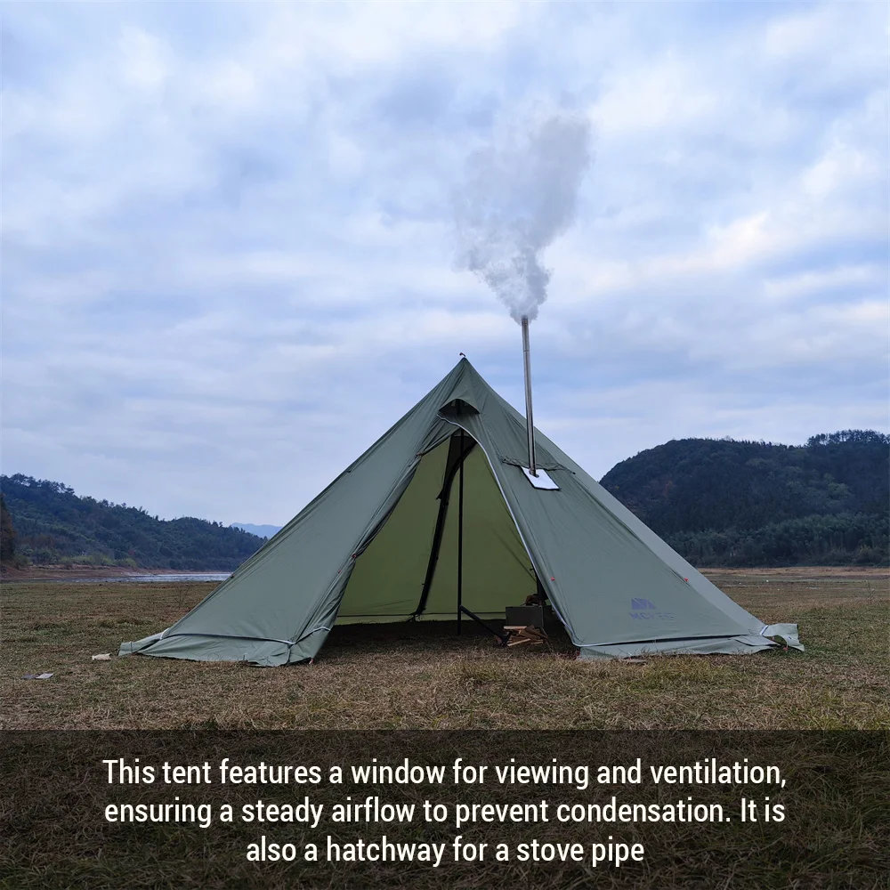 5-8 People Tipi Hot Tent 2