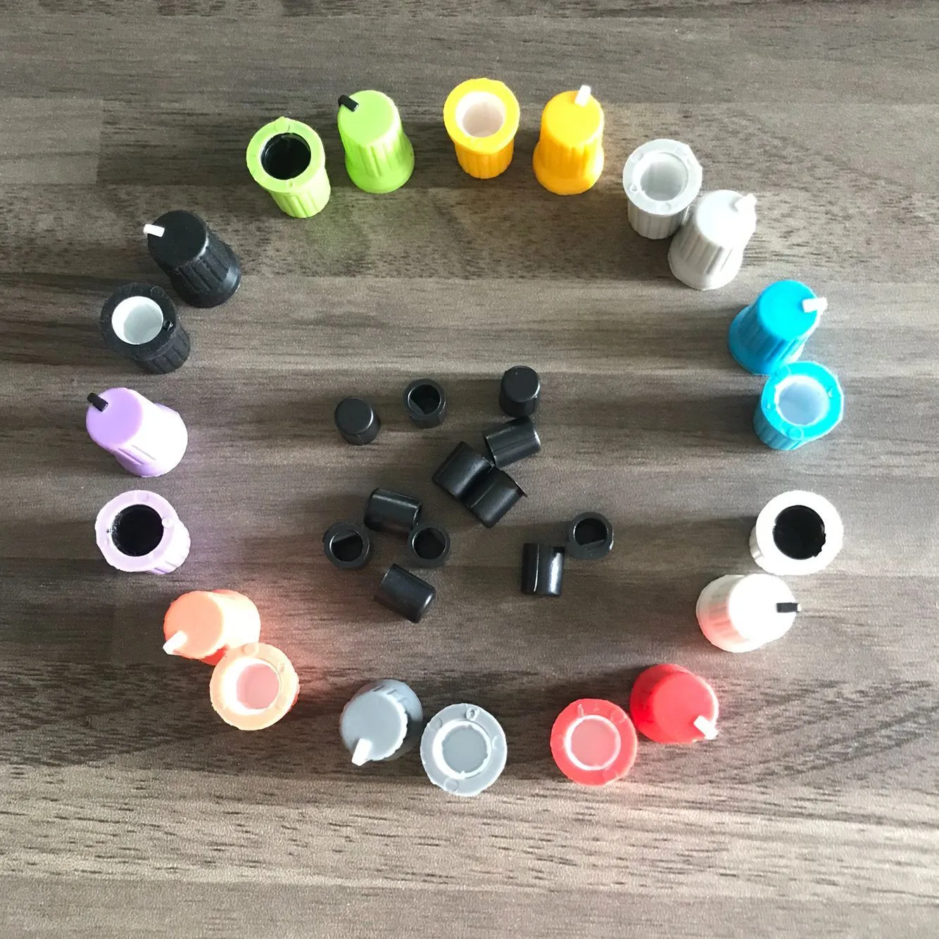 20pcs Rotary Knob NI For Traktor Kontrol Z1 Z2 S2 S4 S5 S8 DJ Controller Mixer