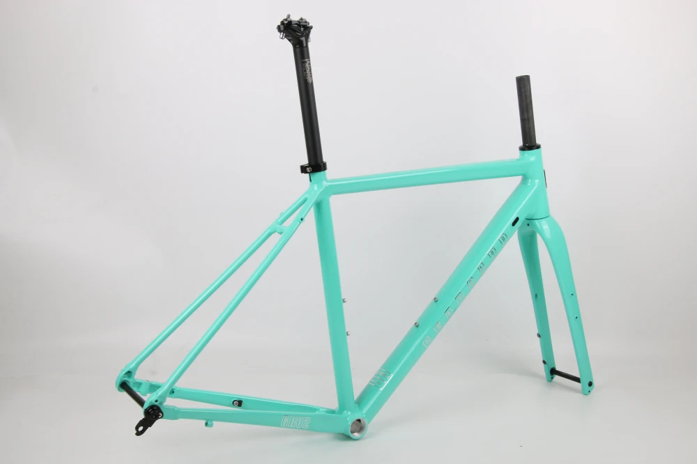 SEABOARD Road Bicycle Frame Gravel Off-Road Disc Brake Aluminum Frame 700C Cylinder Shaft With Carbon Fork Thru Axle 12x142mm