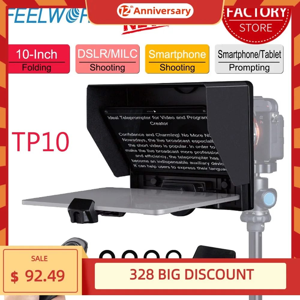 Портативный 10-дюймовый складной телефон FEELWORLD TP10 11 дюймов смартфон планшет