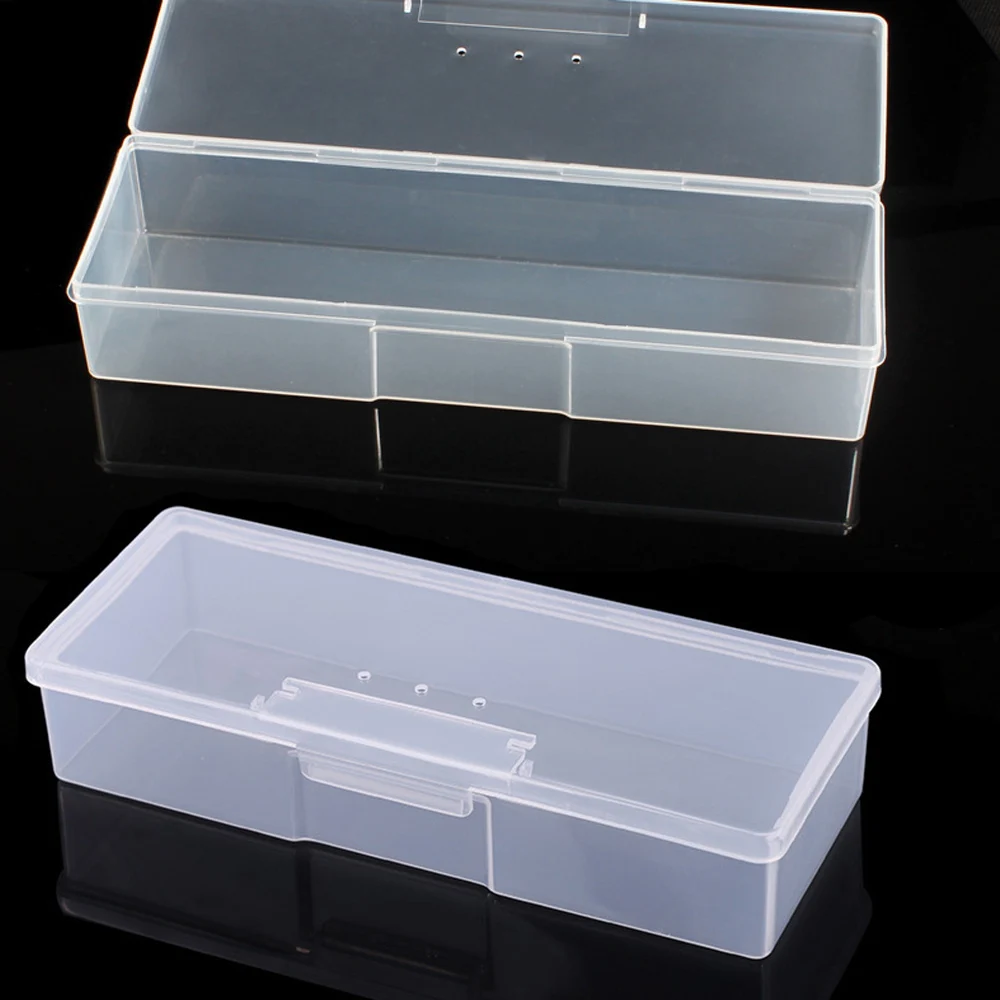 Acrylic Nail Drill Bits Storage Box Holder Mill Cutter Easy Sorting Out Nail Files Buffer Container Display Nail Cutters Tools 2