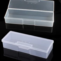 Acrylic Nail Drill Bits Storage Box Holder Mill Cutter Easy Sorting Out Nail Files Buffer Container Display Nail Cutters Tools 2