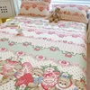 Cute Print Flat Bedsheet 100% Cotton Bed Linen Skin-friendly Flat Sheet Single/Double Sheets drap de lit (Pillowcase Need Order) 3