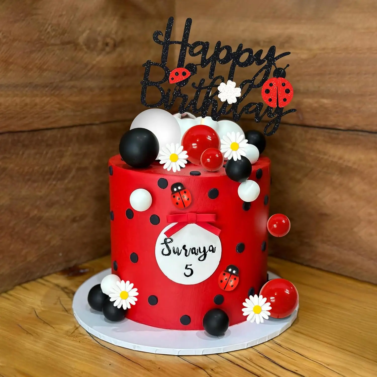 Decorazione per torta giocattolo vintage A Bug's Life - Francis la coccinella - Decorazione per torta giocattolo vintage Disney Pixar del 1998 - Italia