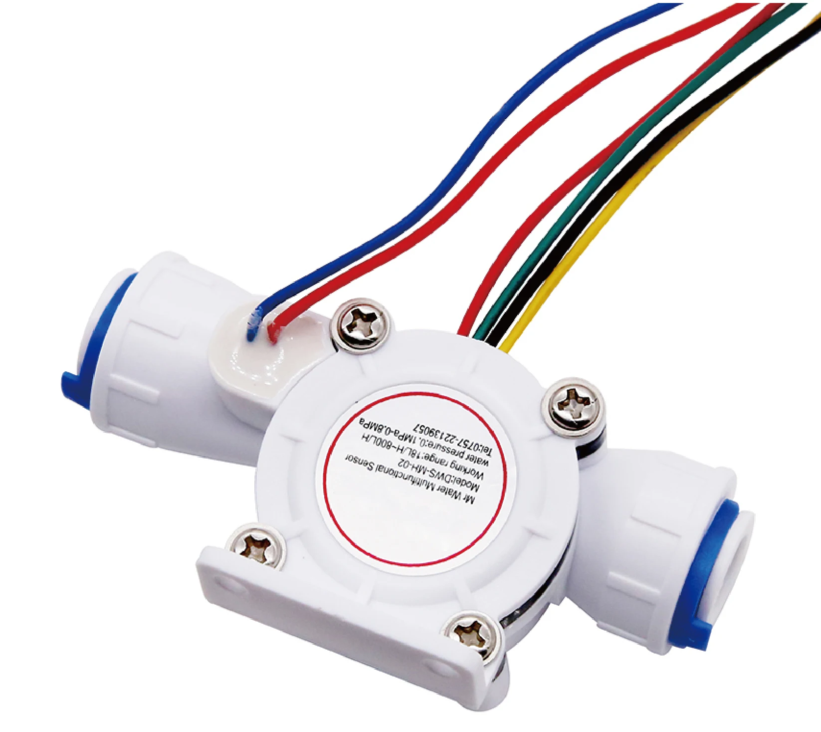 MH-01 MH-02 Water Flow Sensor TDS Hall Effect Flowmeter Quick Connect Temperatur