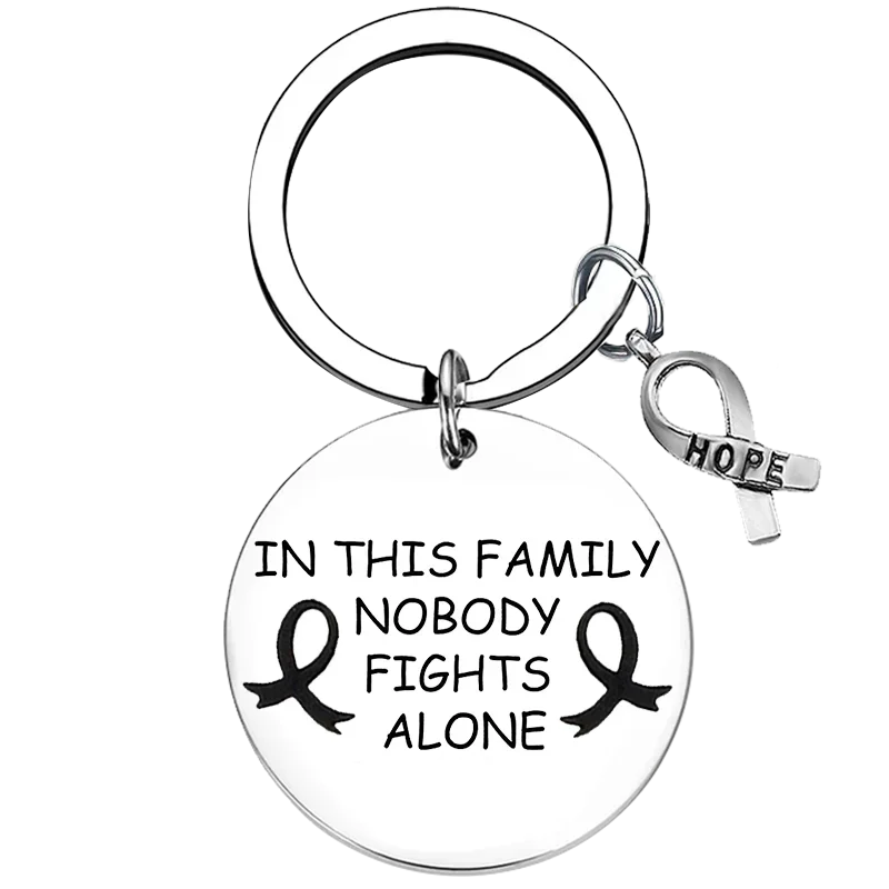 

Breast Cancer Gifts Keychain Ribbon Cancer Awareness Gifts Key Chain Pendant Jewelry Family Gifts
