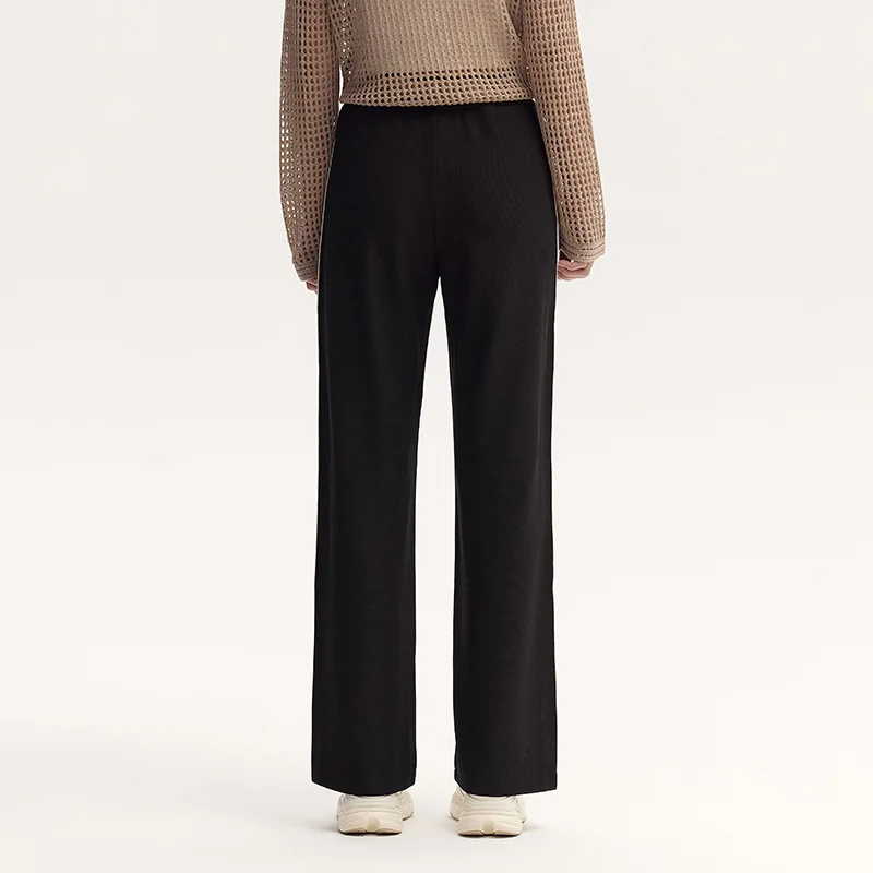 Semir Casual Pants Women Color-Blocked Straight Pants Leg-Lengthening And Simple Trendy Summer Textured Long
