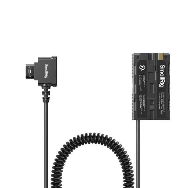 D-Tap to Dual-Sided NP-F Dummy Battery Power Cable 4 Power Outputs  NP-F Outputs