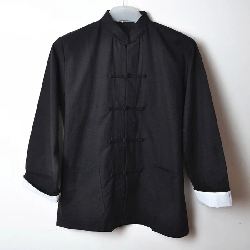 남녀공용 코튼 리넨 치파오 탑, 중국 스타일 태극권 수트 가디건 코트, 쿵푸 젠 티 캐주얼 블라우스 재킷, 4 가지 색상