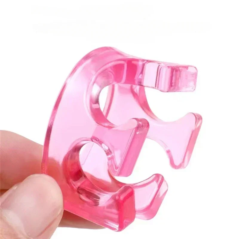 Soft Silicone Manicure Pedicure Nails Finger Separator Flexible Finger Toe Spacer Separation Straighteners Nail Splitter