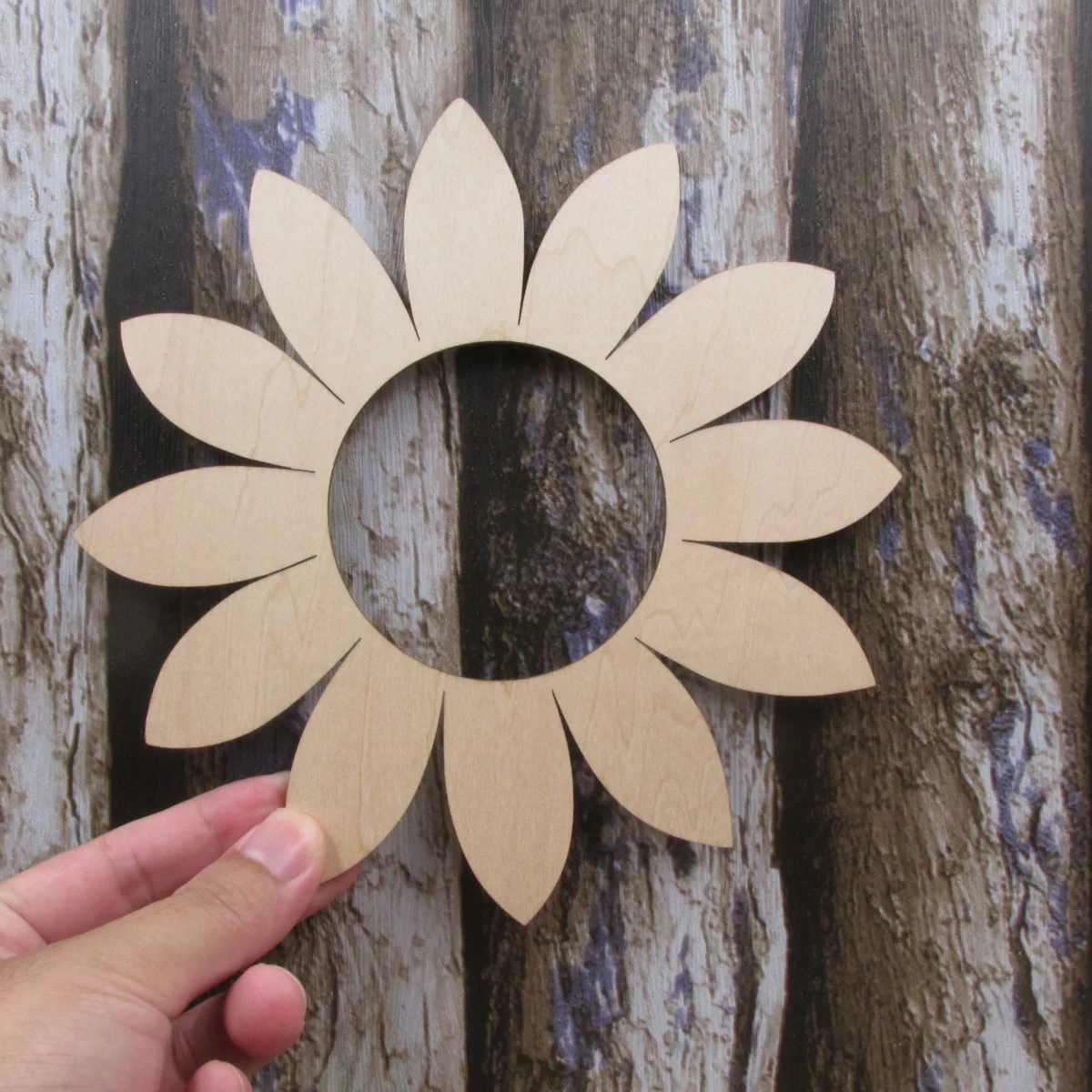SUNFLOWER TIER TRAY Blank Set Unfinished 1/8 Wood Wooden Blanks Wooden  Shapes Laser Cut Shape Spring Craft Mini Signs 