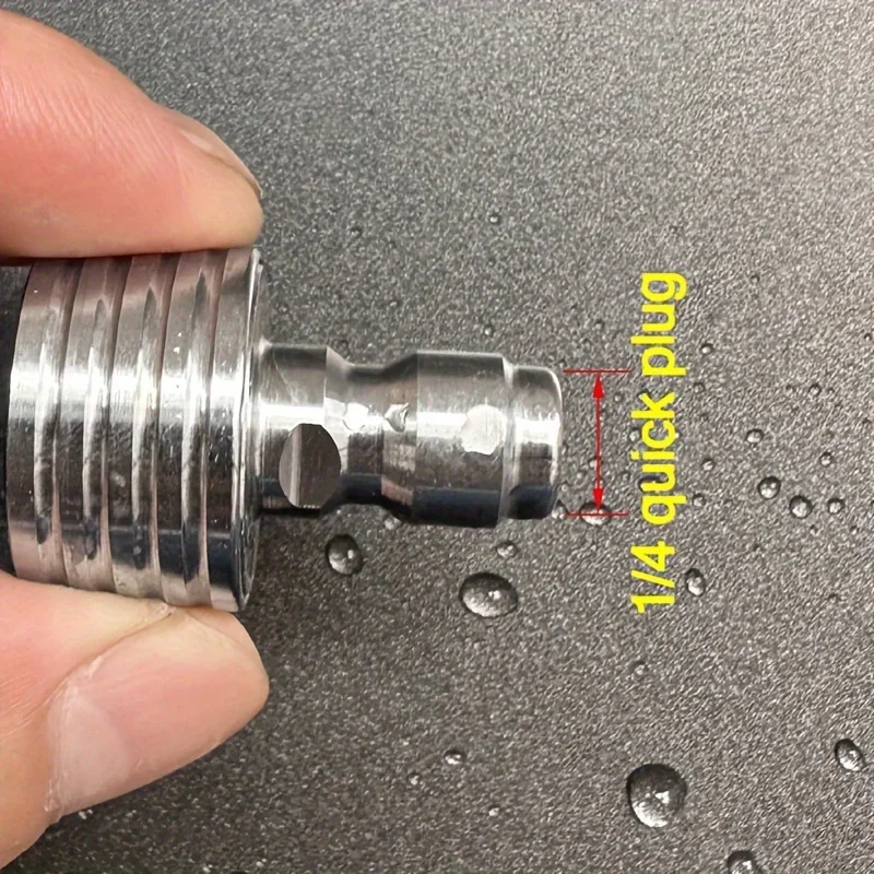 Stainless Steel 1/4 Quick Plug High Pressure Washer Nozzle - Replaceable Blades for Car Wash Home Outdoor Cleaning 3