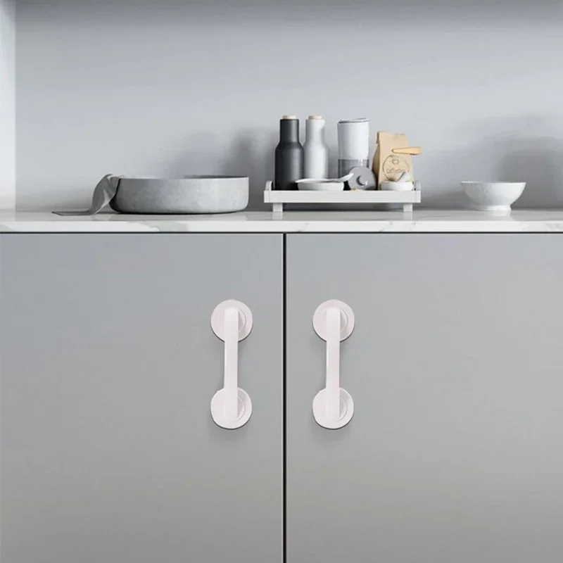 Glass Door Handle Small Punch-free Adhesive Strong Suction Cup Labor-saving Cabinet Refrigerator Sliding Furniture door handles,cabinet handles