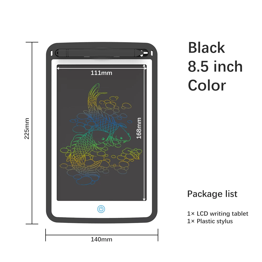 8.5 Inch-black