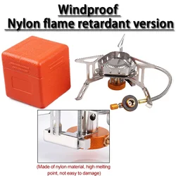 High - Power Outdoor Camping Gas Stove and Picnic Burner (Windproof - NylonStyle)
