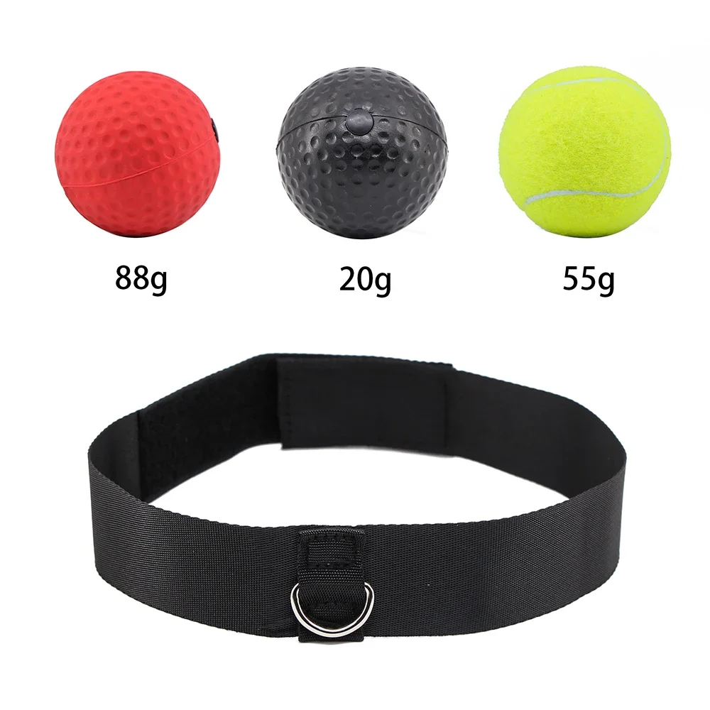 Boxing Reflex Ball Set 3 Difficulty Level Boxing Balls with Adjustable Headband for Punching Speed Reaction Agility Training
