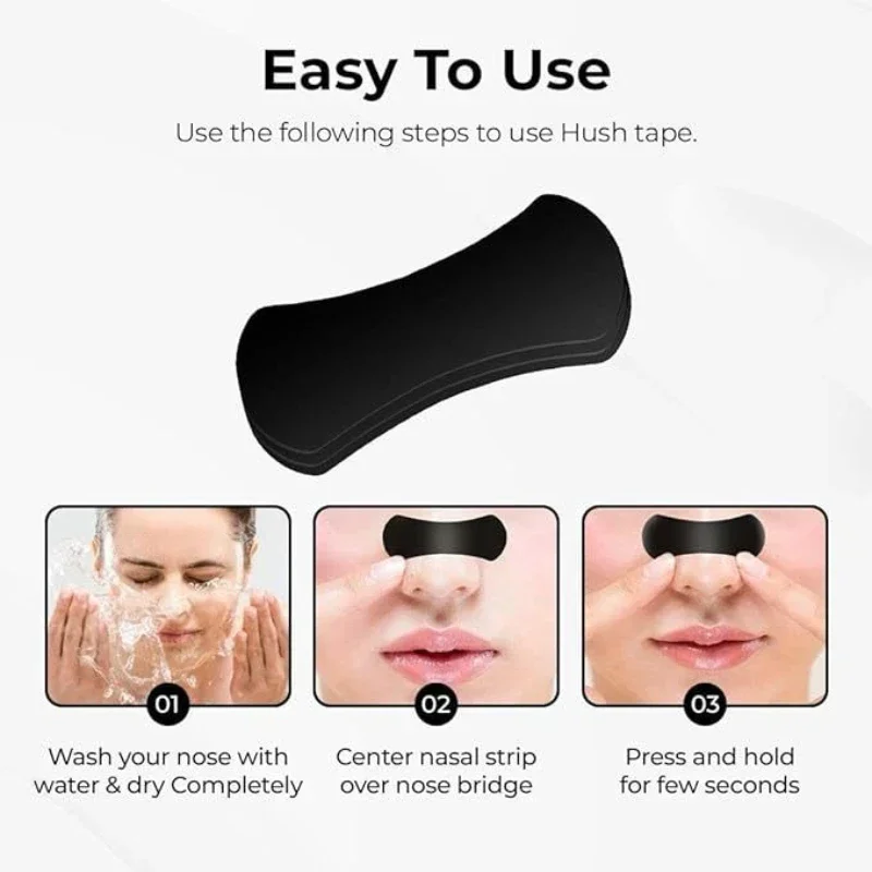 Nasal Strips 30/60Pcs Anti-Snoring Nose Patches Improve Sleeping Health Stop Snoring Easier Sleep Aid nasal strips nose strips stop snoring patch stop snoring snoring nose strips nasal patch sleeping patch anti snoring patch
