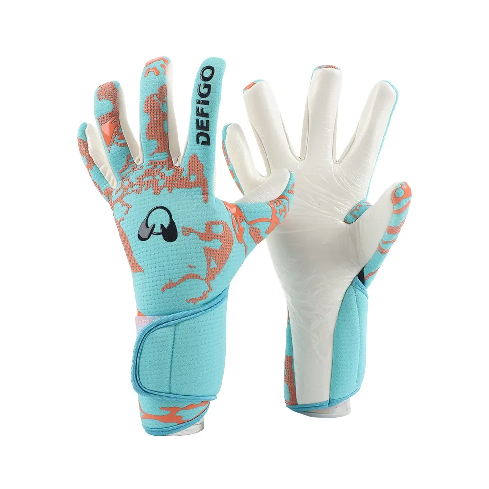 Goalie Gloves Latex Soccer Goalie Goalkeeper Gloves Anti-slip Thicken Football Glove Protection Goalkeep Soccer Equipment
