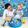 Whack Game Mole Toy for Toddler kids Large Universe Spray Game Machine Whack-a-Mole Toy with Spray Sounds & Light Halloween Gift 6