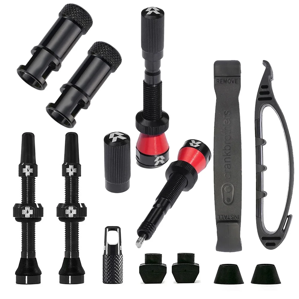 Tubeless Valves Cap 4460mm No Valve Core Removal Presta Bicycle