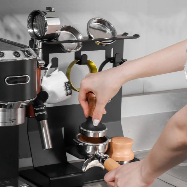 Barista Rack for portafilter, tamper and coffee accessories