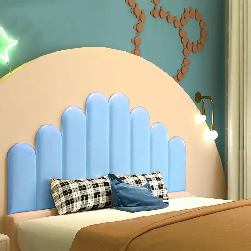 Bed Headboards Kids Room Anti-collision Wall Panels Home Decor Cabecero Cama 135 150 180cm Bed Head Stickers Tete De Lit