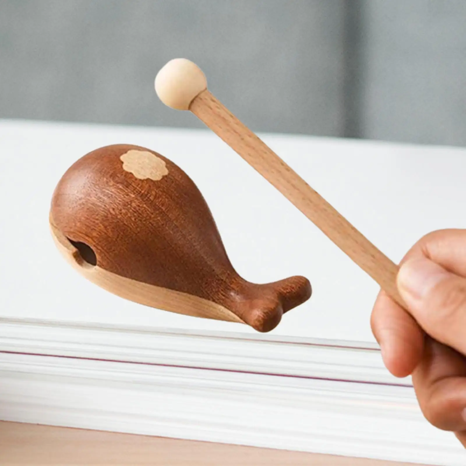 Temple Block Portable Classical Handcraft Compact Buddhist Gift Wooden Fish Meditation Toy Ornament Feng Shui Decoration buddhist wooden fish toy