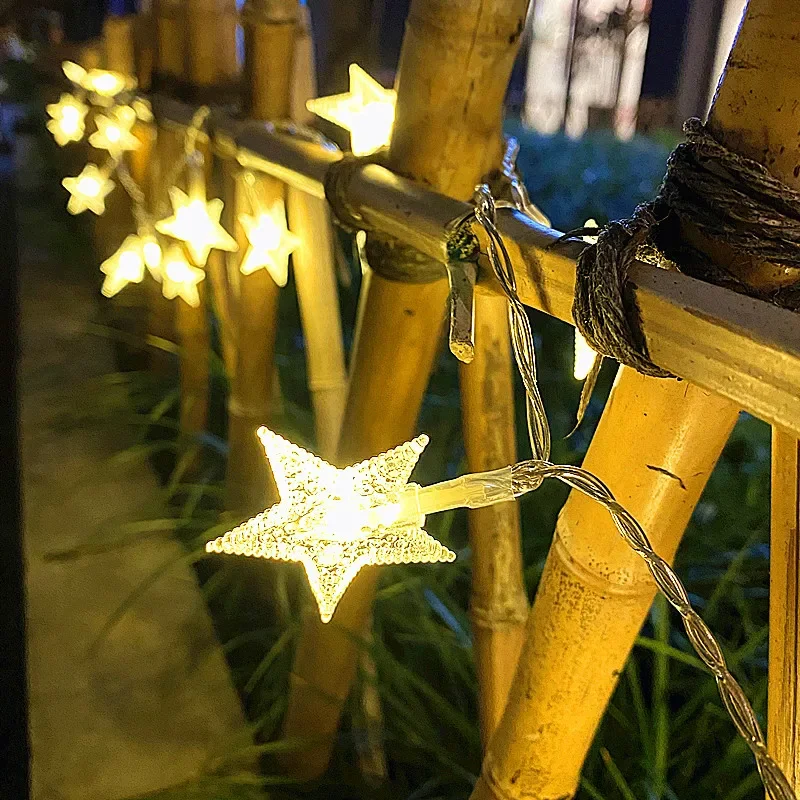 Lichtslingers Op Zonne-energie - 100 LEDs, Warm Wit Bloem Design, 8 Modus, Waterdicht IP65