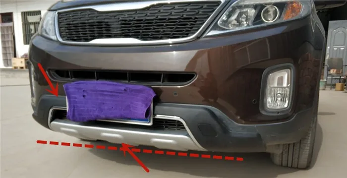 Pare-choc pour KIA Sorento L 2015.2016.2017, plaque de protection ABS avant  et arrière, neuf, haute qualité, accessoires de voiture - AliExpress