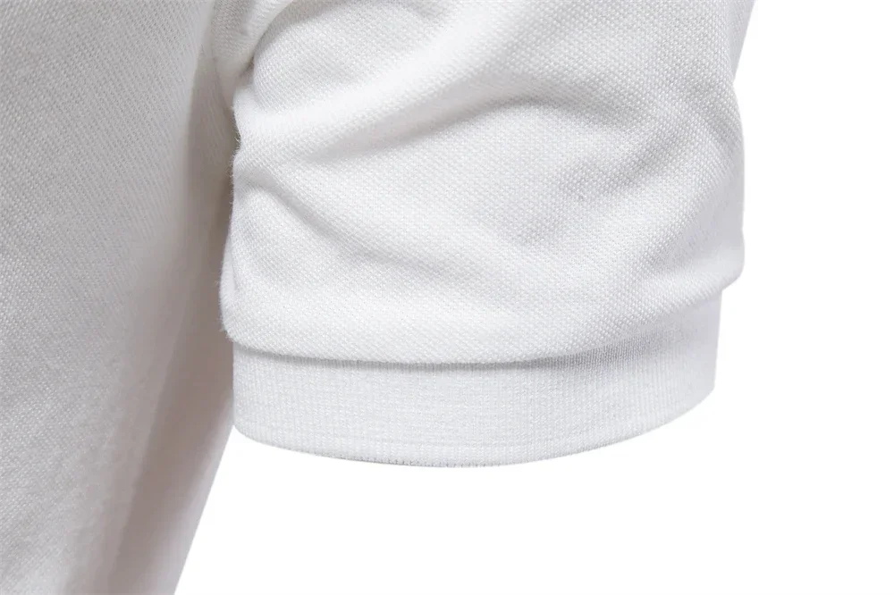 Men’s embroidered polo top for relaxed smart casual wear
