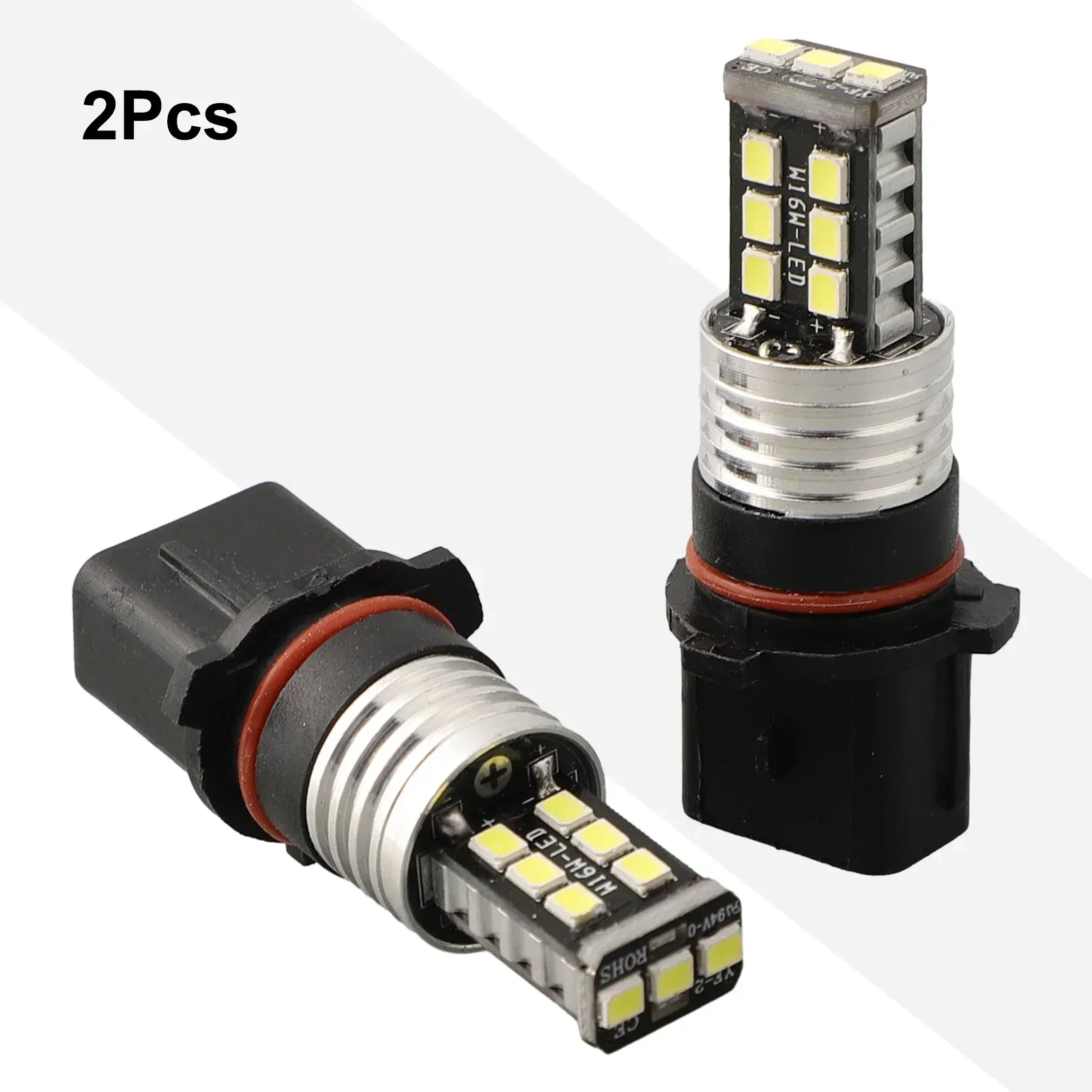 2pcs Canbus P13W LED Bulbs 2835 15LED Fog Lamp Daytime Running Light Fog Bulb 12V DC 6000K White Signal Lamp Car Accessories led light led bulb led fog light fog and headlight bulbs