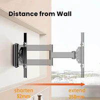 Adjustable Wall Mount TV Bracket for 26-60 inch OLED, LCD, LED tilt TV wall mount Full-motion TV Stand VESA MAX 400x400mm 40kg - Image 5