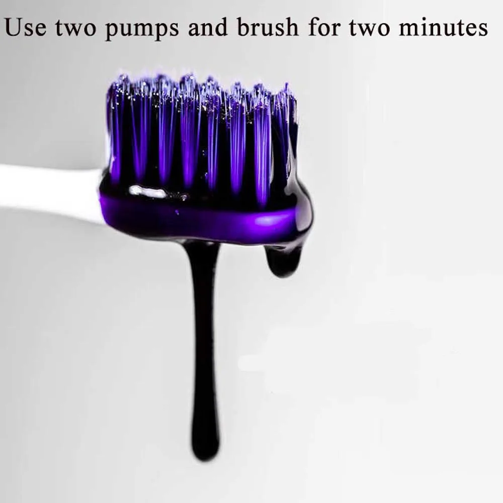 Tooth powder 30ml V34 SmileKit Purple Toothpaste Removes Tartar Clean Oral Hygiene Fresh Breath Whitening Teeth Care Products