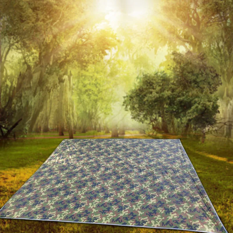 Waterproof Tarpaulin Waterproof Tarp Tarpaulin Rain Cover Camping Canopy Multi Size Camouflage Outdoor