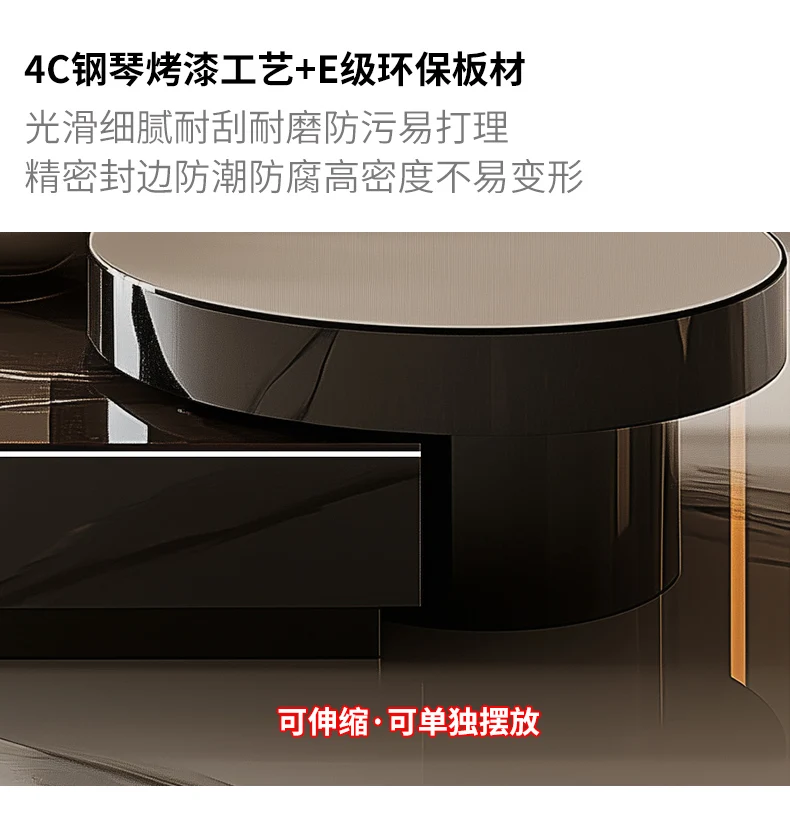 Designer Simple Coffee Table Aesthetic Minimalist Space Saving Luxury Coffee Table Computer Outdoor Mesa Auxiliar Furniture