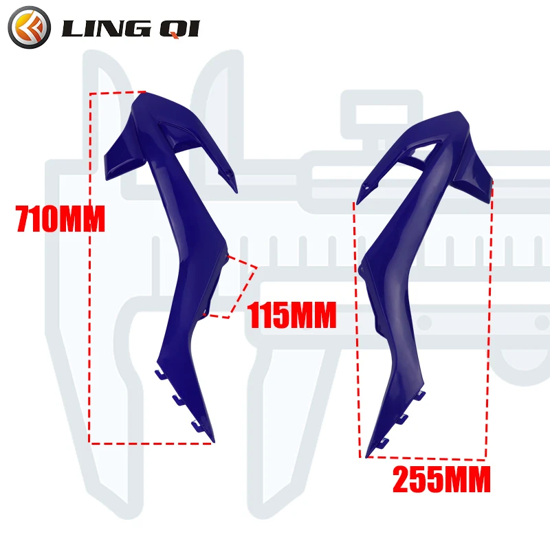 Motorcycle Parts Side Mudguard Fender For China KT65 Motocross Dirt Bike Pit Bike KT 65