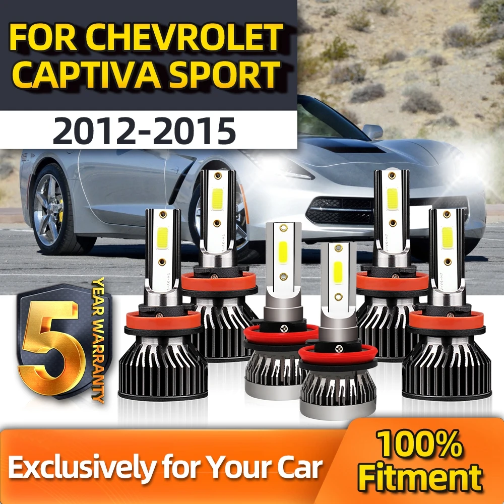 

Crossfox Car Lamp 6500K Turbo Light High H9 Low H11 LED Headlights Fog Lamp H8 For Chevrolet Captiva Sport 2012 2013 2014 2015