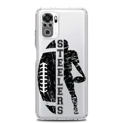 Clear Rugby Ball Phone Case Cover for Redmi Note 10 (B5)