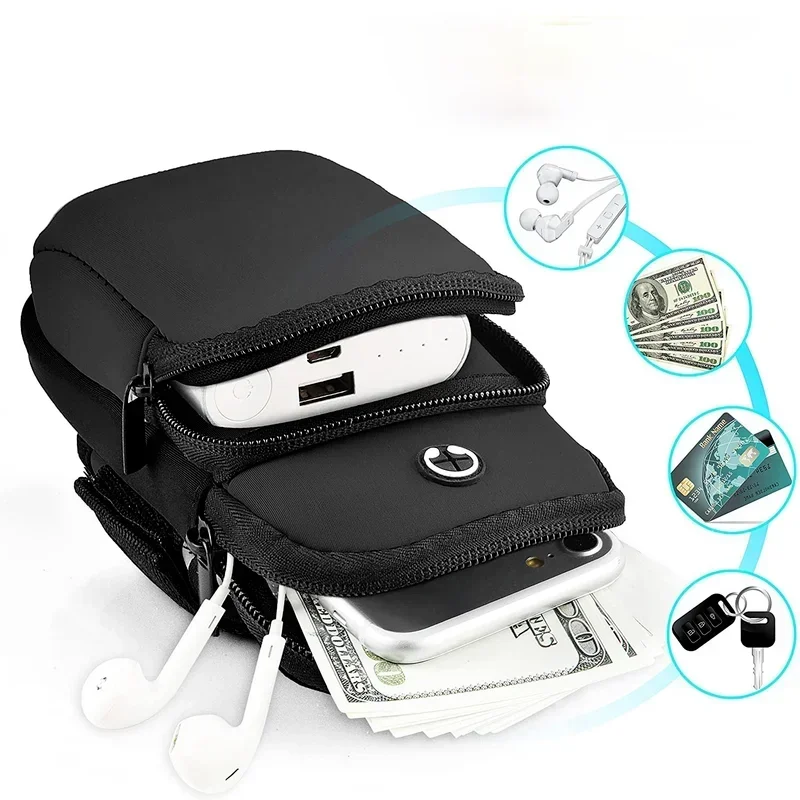 Phone Armband Mobile Phone Arm Band Sports Arm Bag Fitness Arm Bag Sports Running Arm with Bag Sleeve Running Arm with General Waterproof Outdoor Sports Mobile Phone for Men and Women