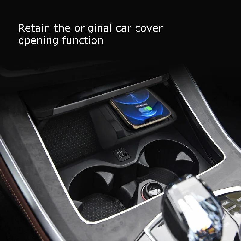 Wireless Charger for BMW X5/X6 (G05/G06) 2011-2022 2020 2021 Car Interior Accessories Mobile Phone Onboard Car Charging Pad detail image 3