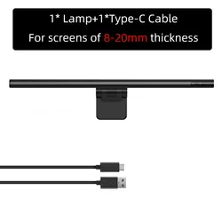Baseus USB-Powered LED Desk Lamp for Screen and Monitor Lighting (No Adapter)