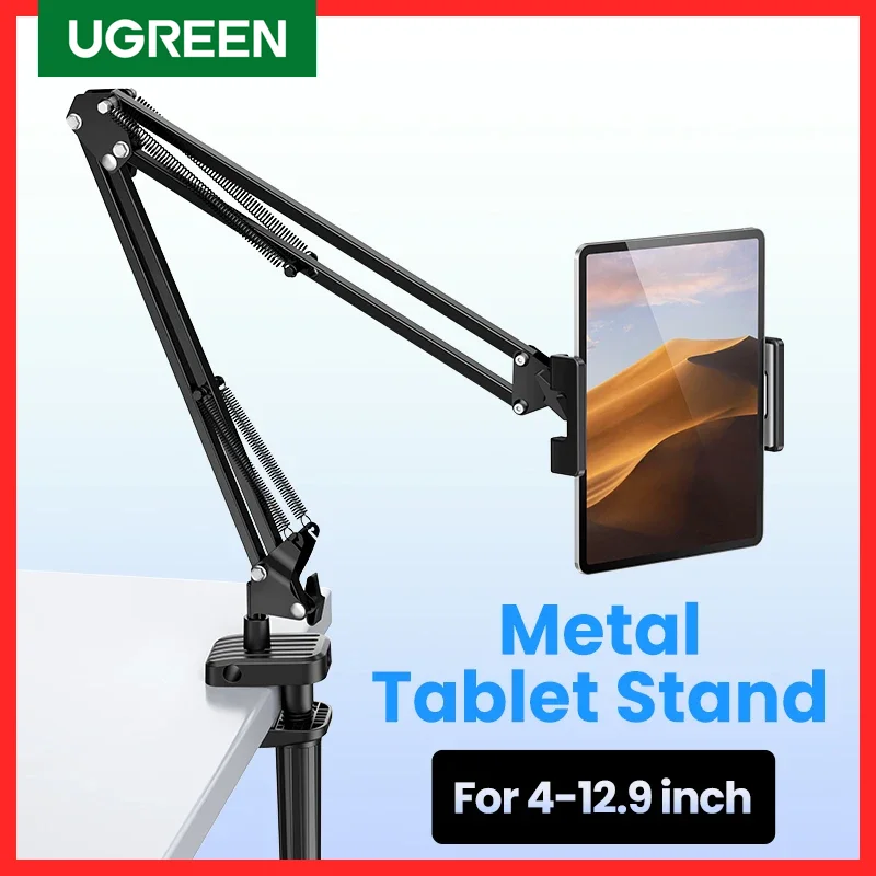 Ugreen Tablet Suporte do Telefone Braço Longo Alumínio Ajustável Tablet Titular para Ipad Pro Mini ar Xiaomi Tablet Suporte para Portátil