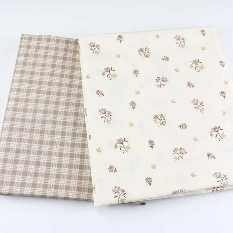 Twill Fabric Home Textiles Flower Check Print 235 Cm Width 50 Cm Length for DIY Crafts Quilting Upholstery - 5