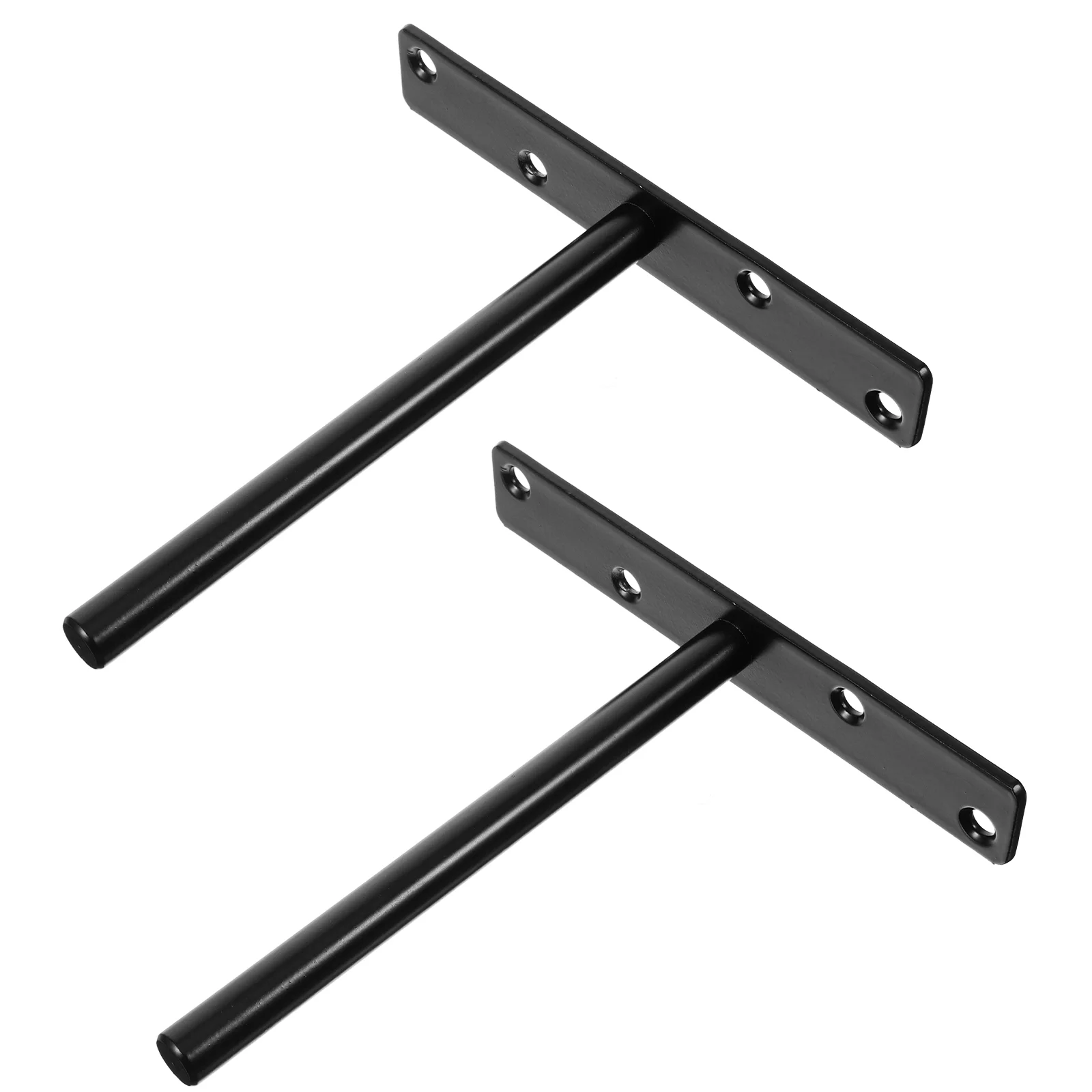 

2 Pcs Birthday Decoration for Girl Shelf Mounting Brackets Wall Metal Floating Shelves Hardware